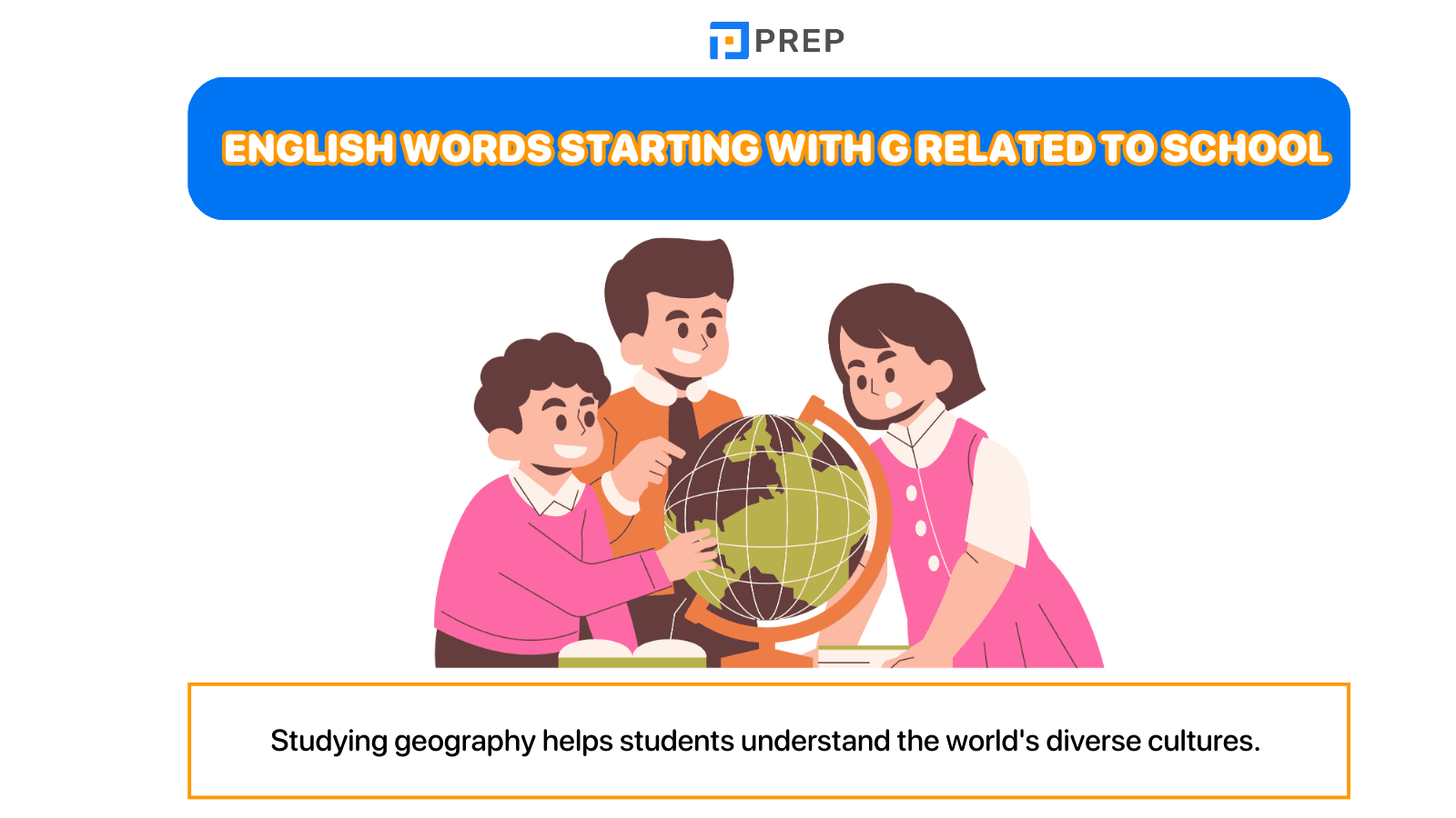 English words starting with G related to school