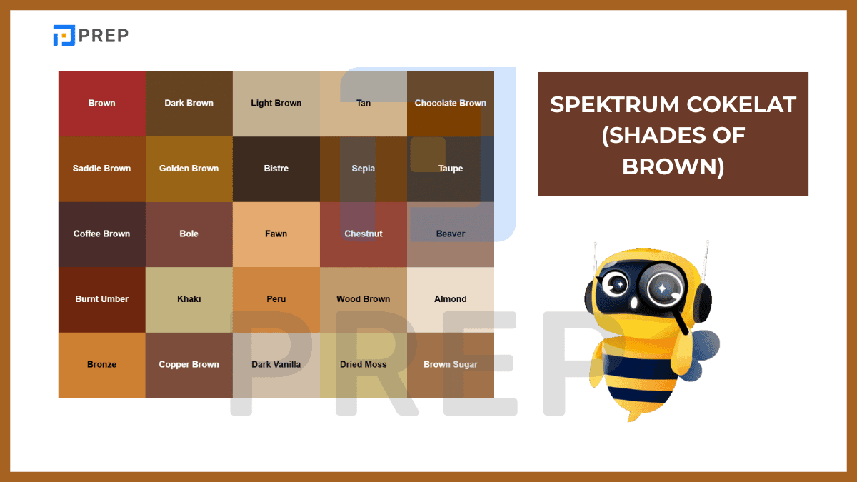 Spektrum Cokelat (Shades of Brown)