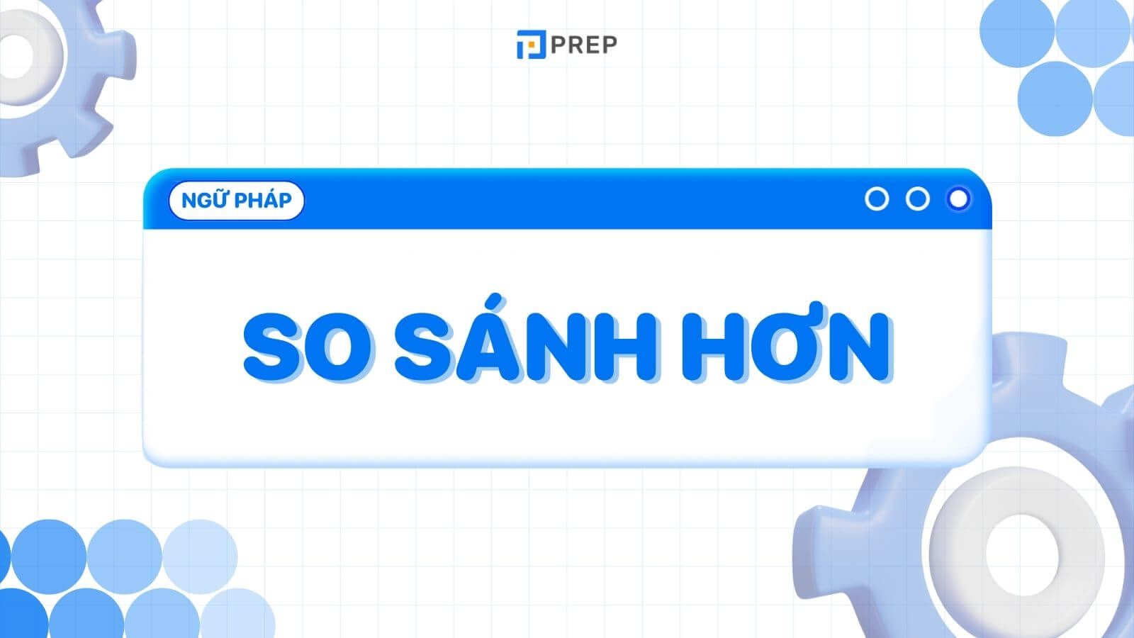 So sánh hơn