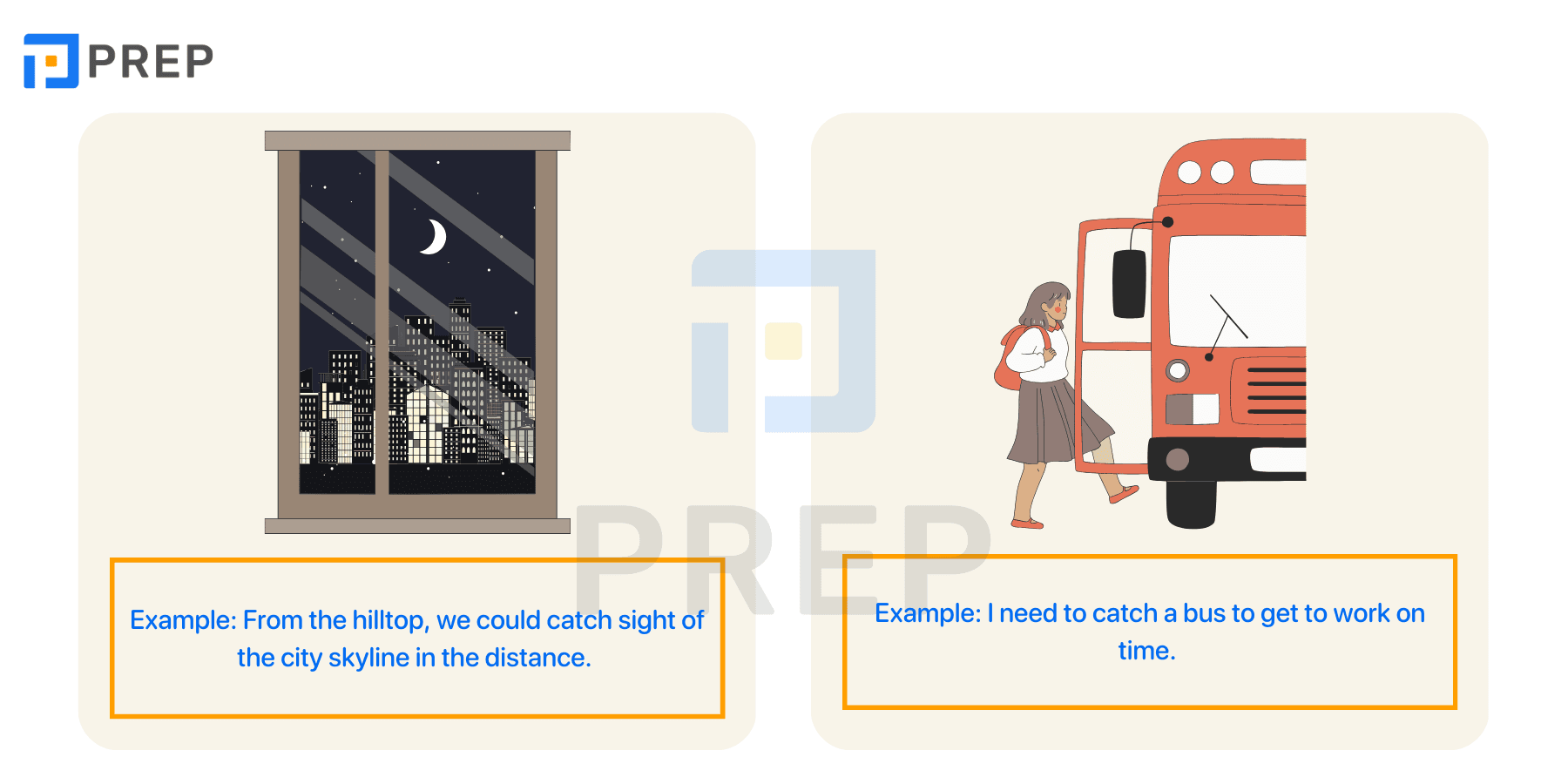 Compilation of common collocations with Catch