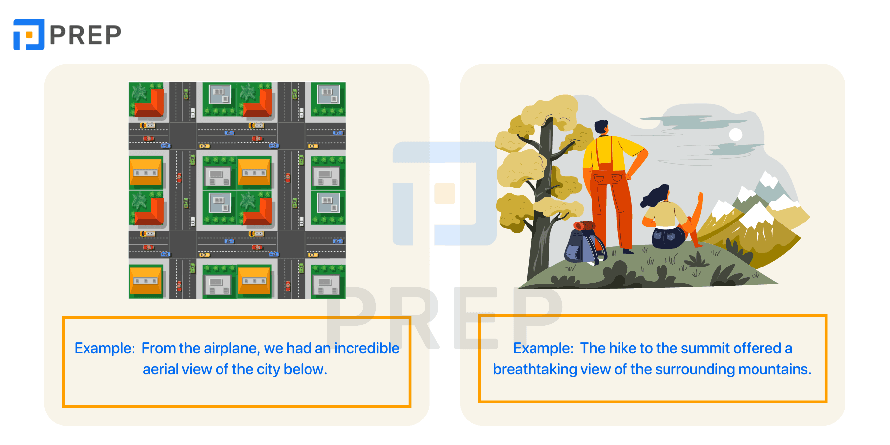 Compilation of common collocations with View