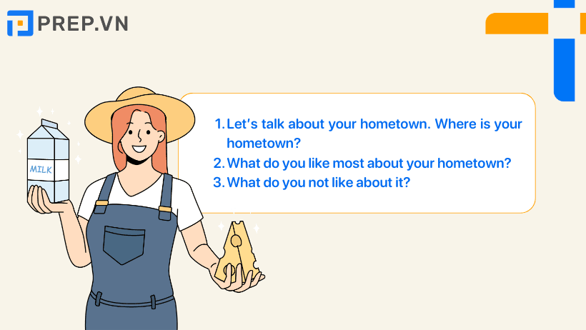 Speaking IELTS Part 1 - Chủ đề Hometown