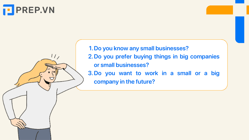 Speaking IELTS Part 1 - Chủ đề Small Business