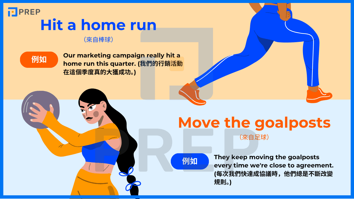 10個源自體育的超道地英文慣用語
