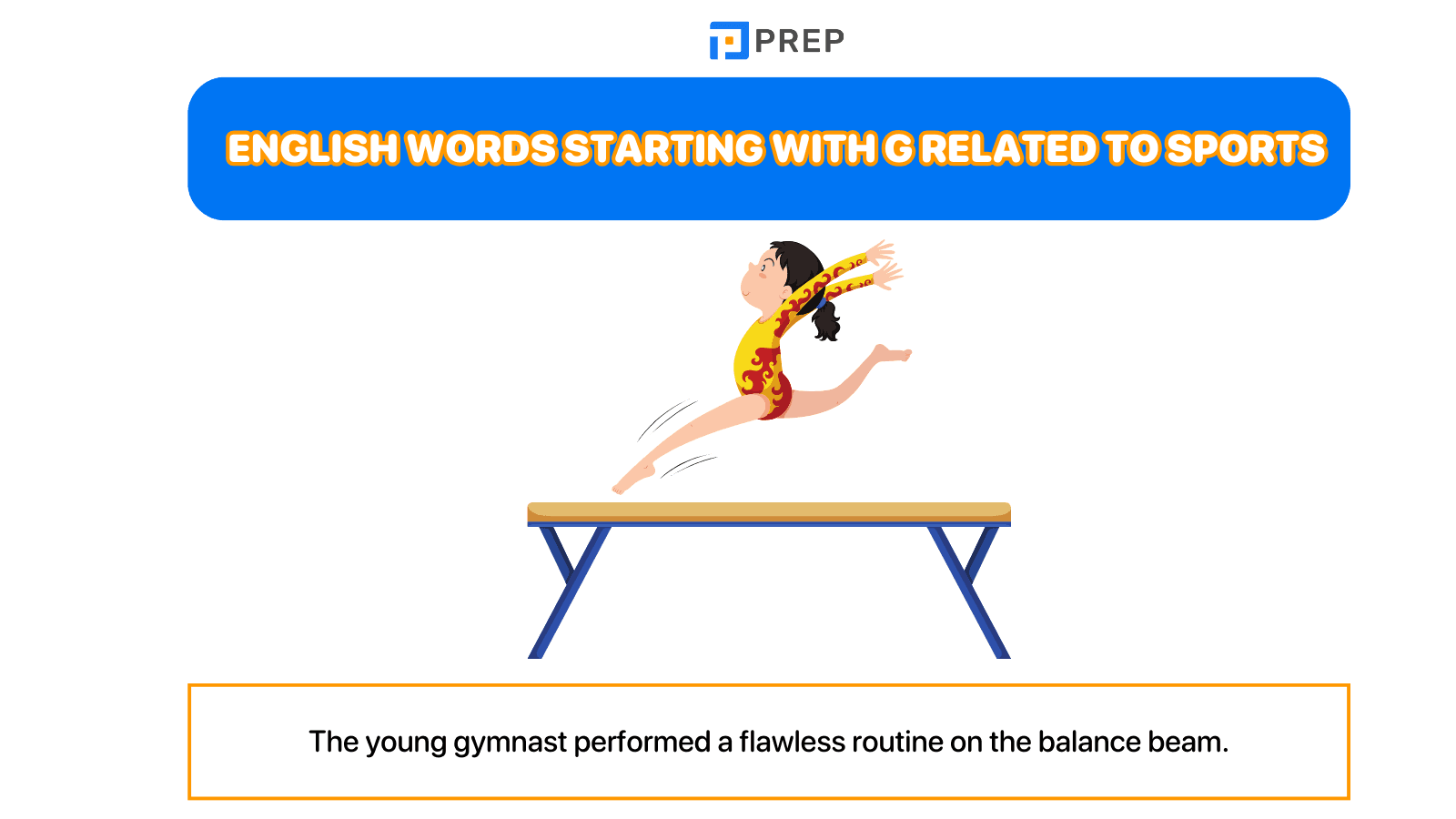 English words starting with G related to sports