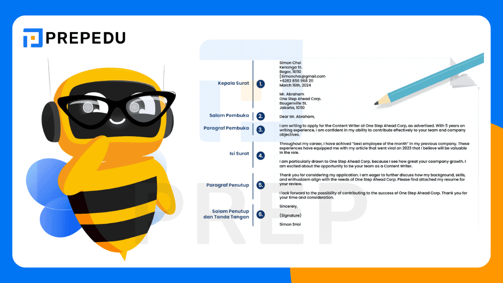 Struktur Standar Cover Letter Bahasa Inggris untuk Profesional
