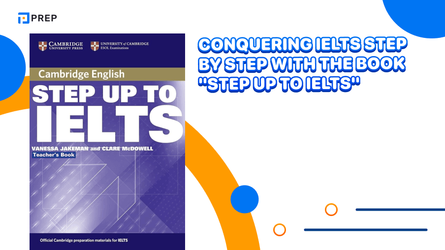 Conquering IELTS step by step with the book 'Step up to IELTS'