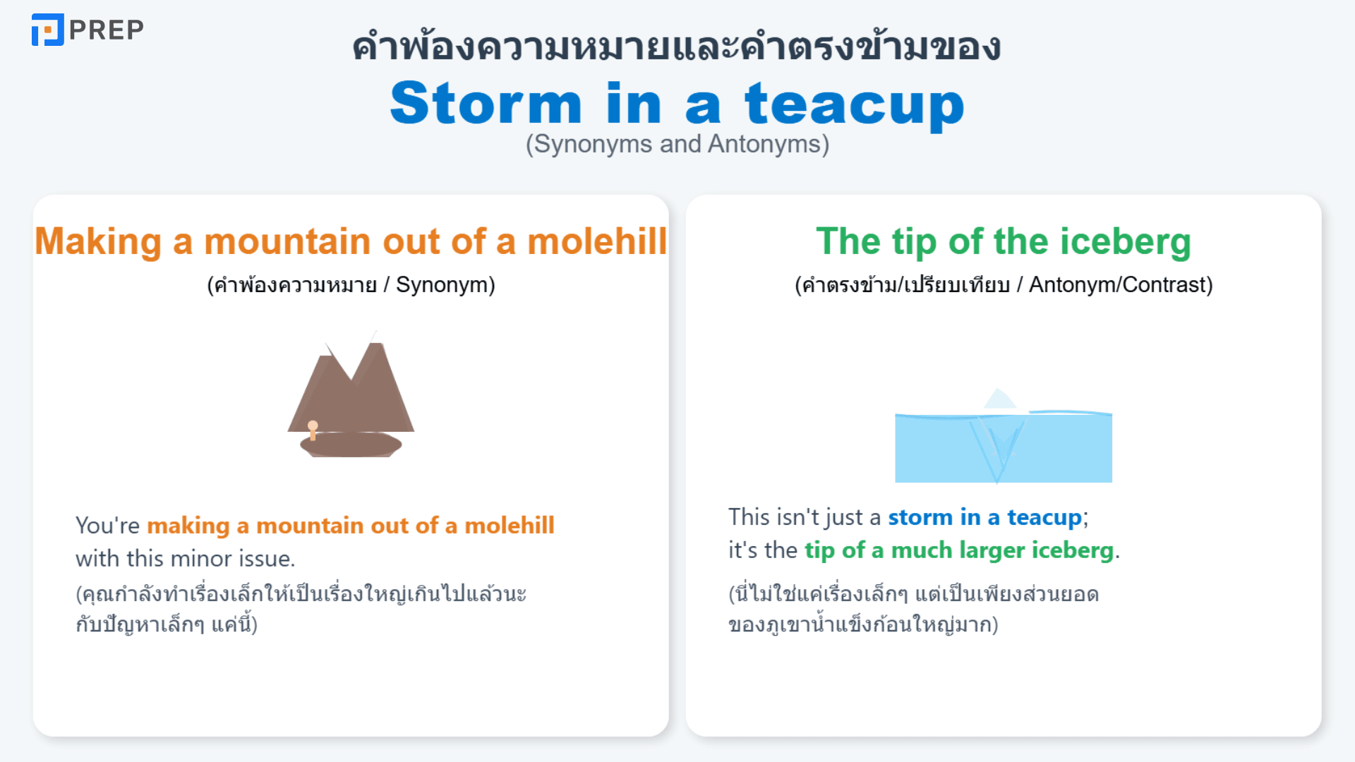 Storm in a teacup สำนวนภาษาอังกฤษที่ใช้พูดถึงเรื่องใหญ่เกินเหตุ