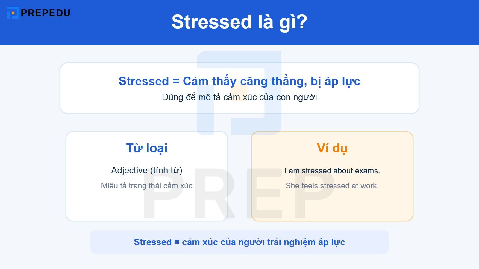 Stressed là gì?
