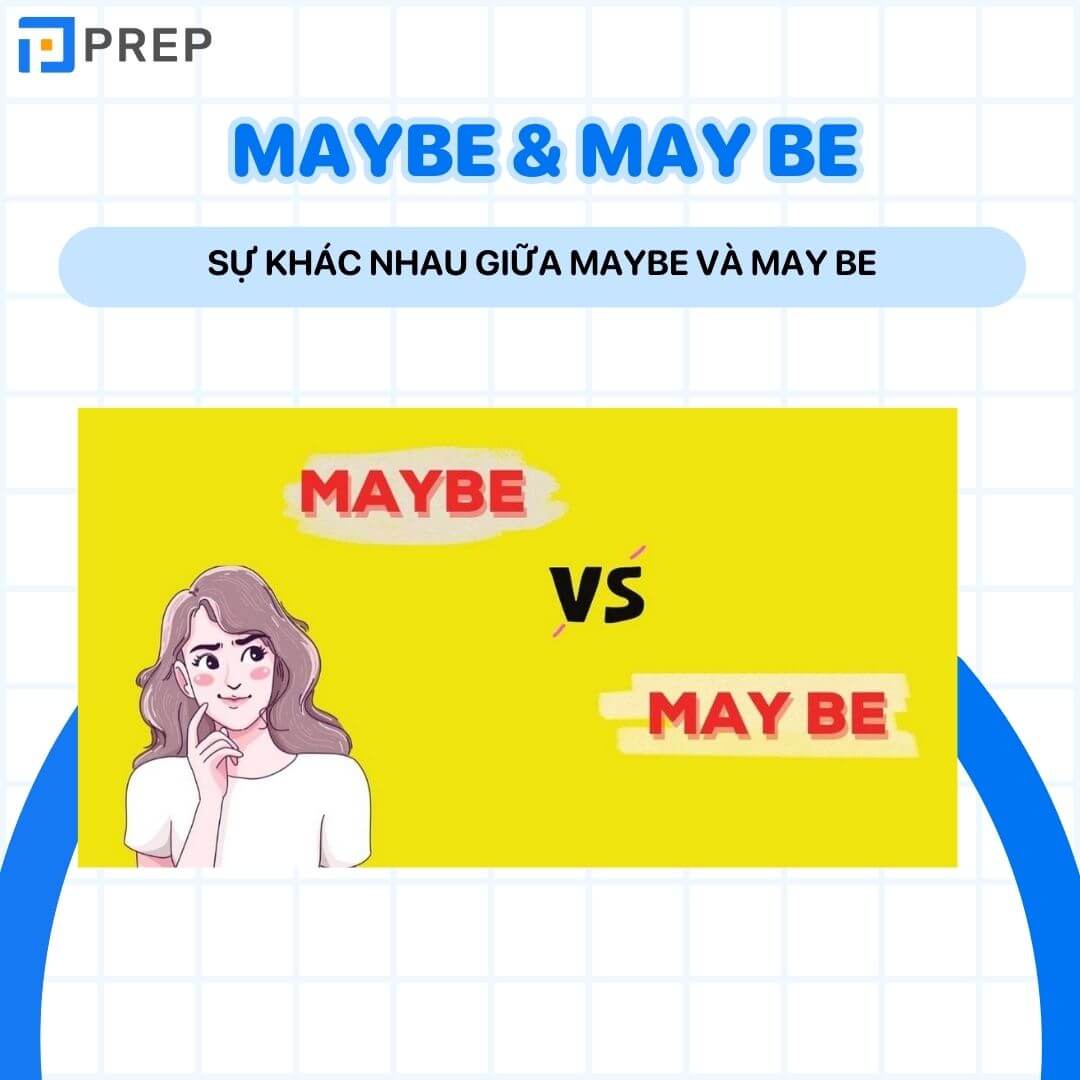 Sự khác nhau giữa Maybe và May be