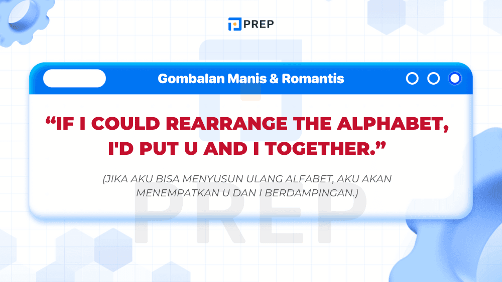 Gombalan Bahasa Inggris Manis & Romantis