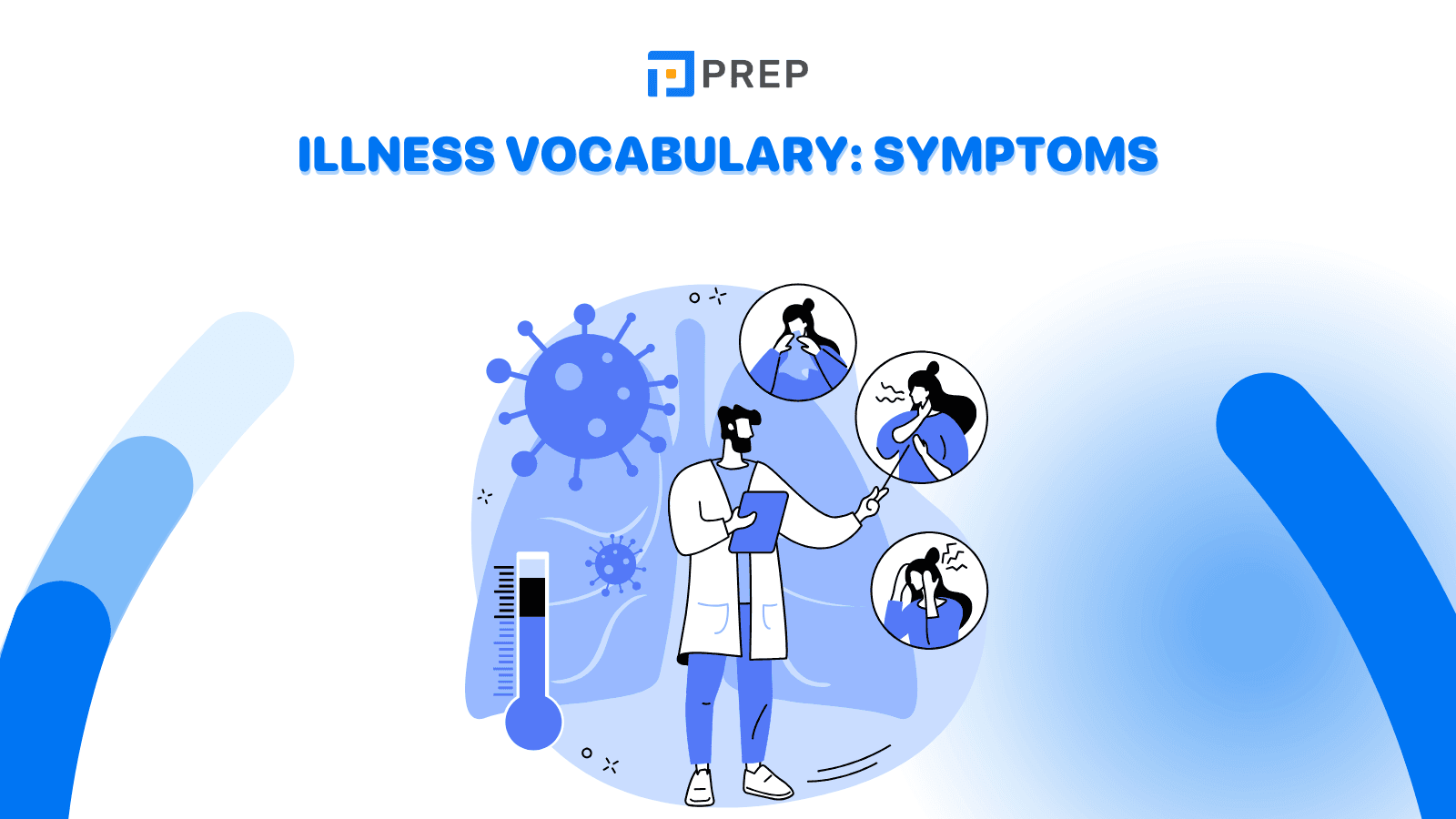 English words related to symptoms