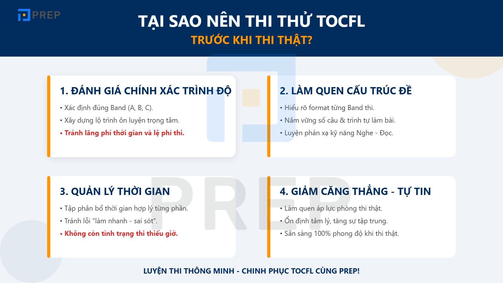 Tại sao bạn nên thi thử TOCFL trước khi thi thật?