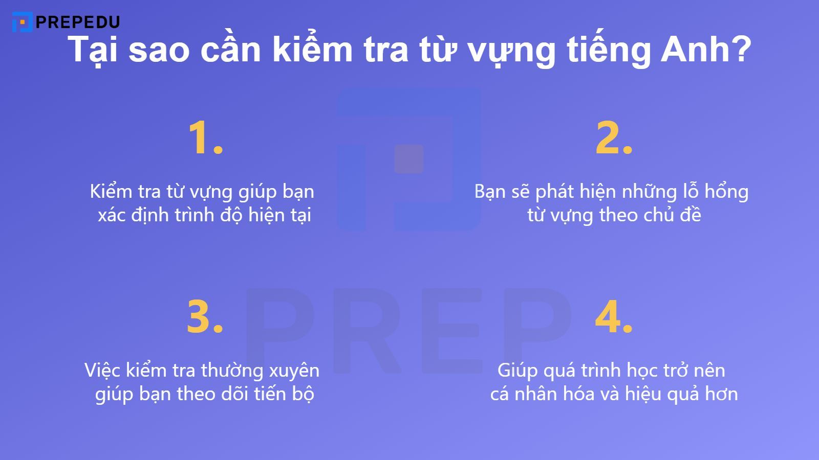 Tại sao cần kiểm tra từ vựng tiếng Anh?