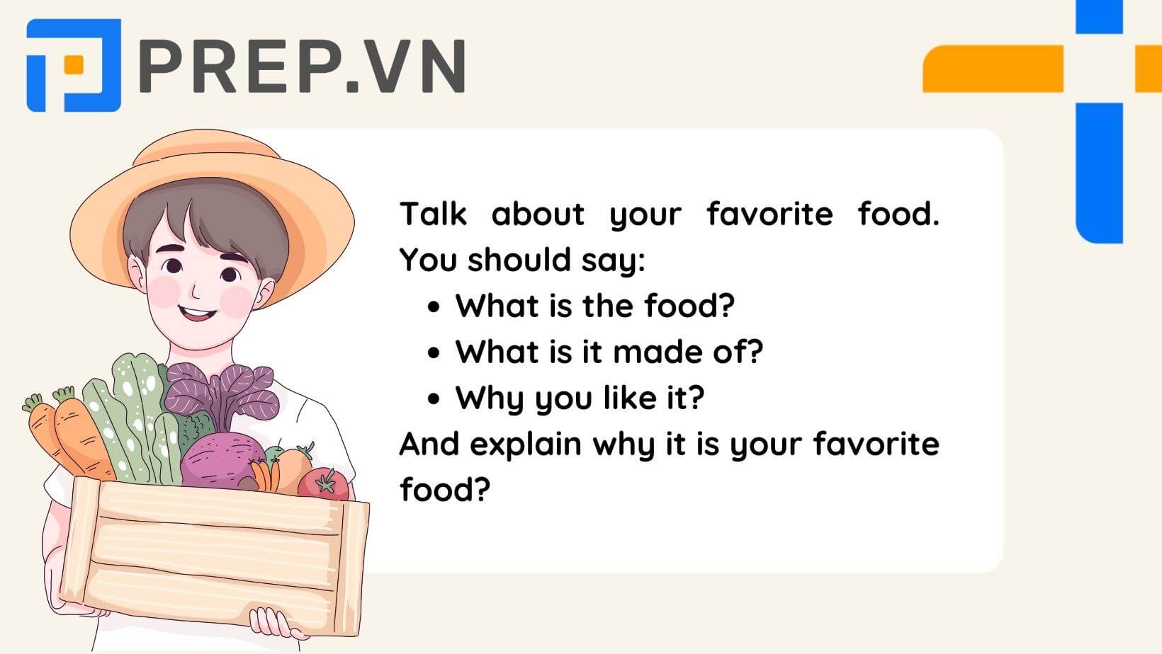 Talk about your favorite food