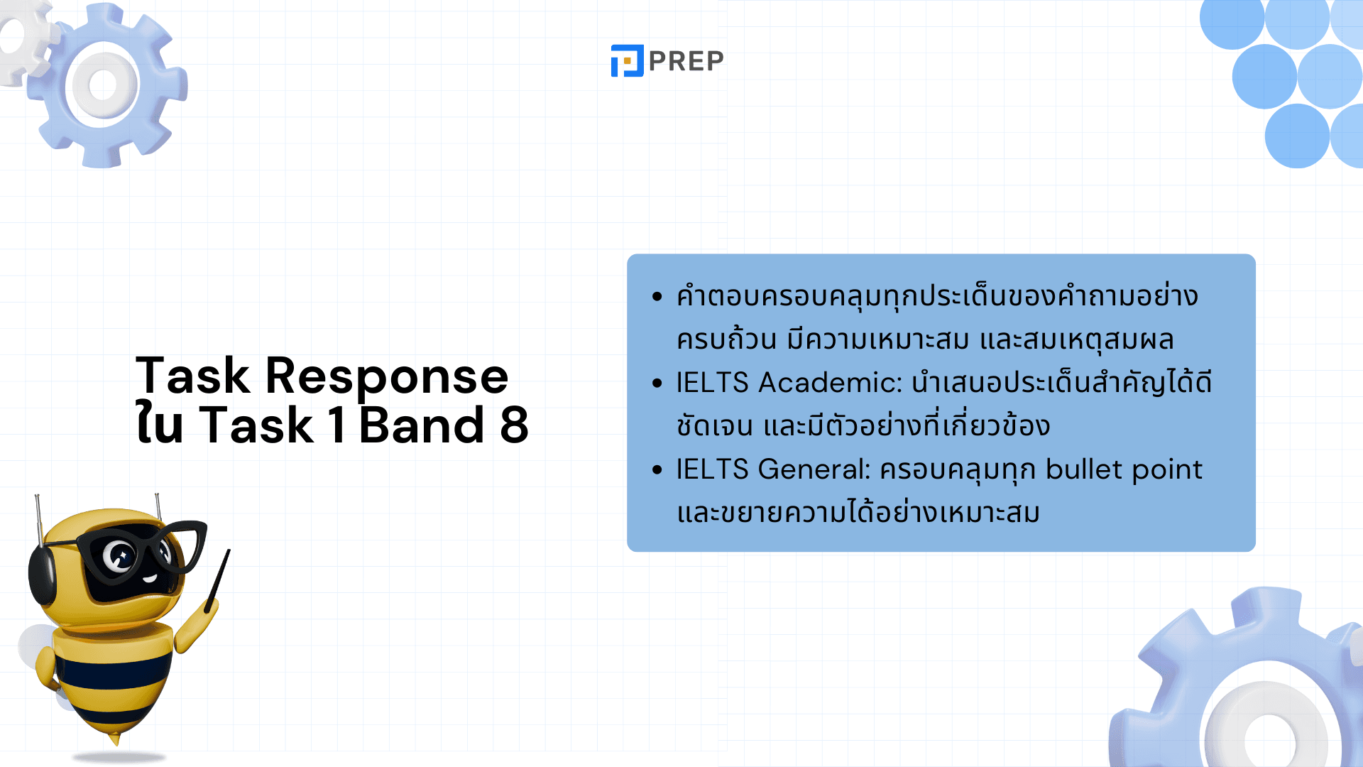 Task Response ใน IELTS Writing - ทำความเข้าใจและเทคนิคการเขียนให้ได้คะแนนสูง