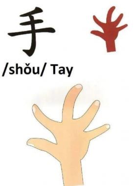 Chữ tượng hình 手