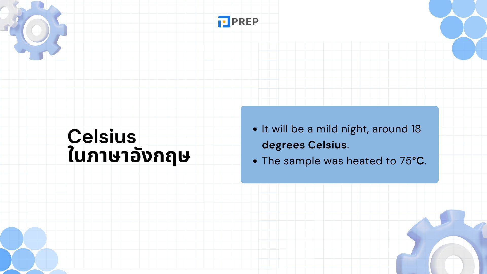 วิธีอ่านอุณหภูมิ ภาษาอังกฤษที่ถูกต้อง