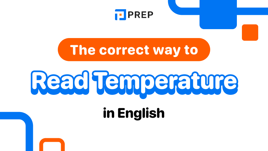 The correct ways to read Temperature in English