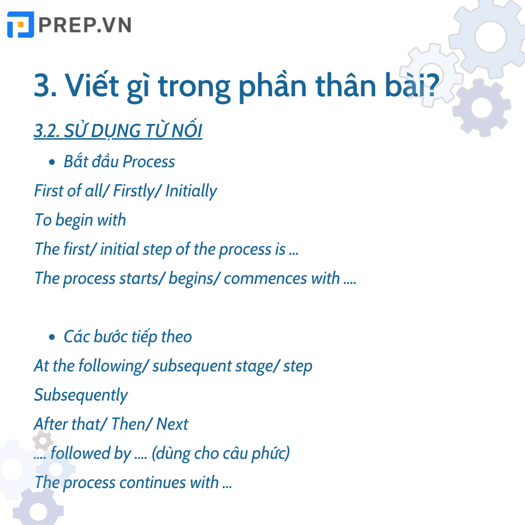 Sử dụng từ nối