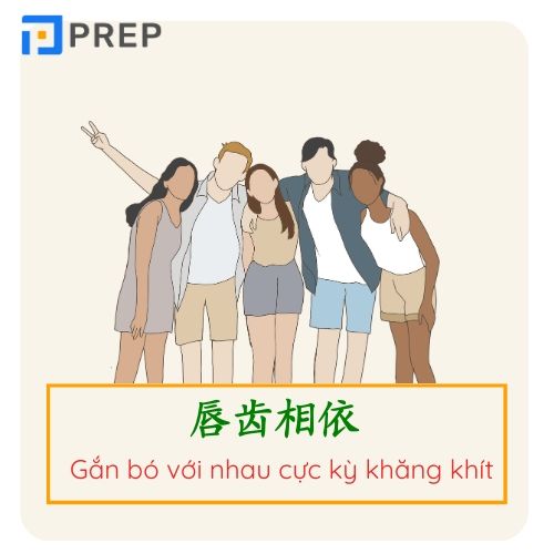 Ví dụ thành ngữ 4 chữ Hán Việt về chủ đề tình bạn