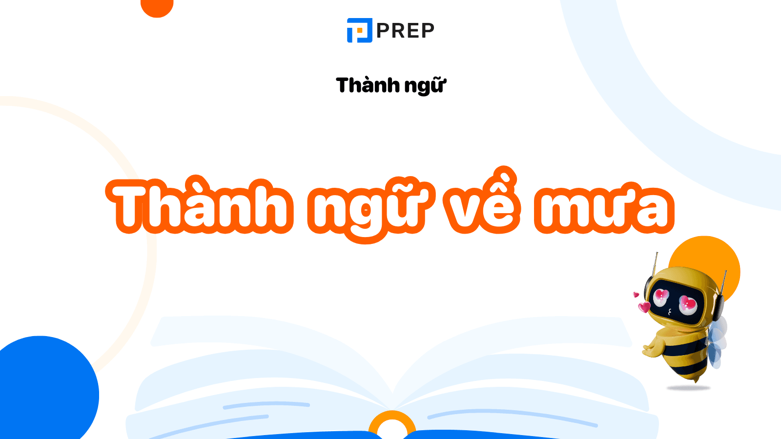 thành ngữ tiếng Anh về mưa