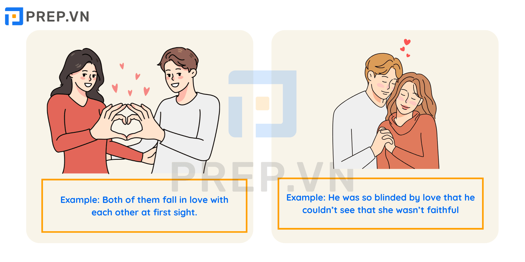 Thành ngữ tiếng Anh về tình yêu - Romantic Idioms