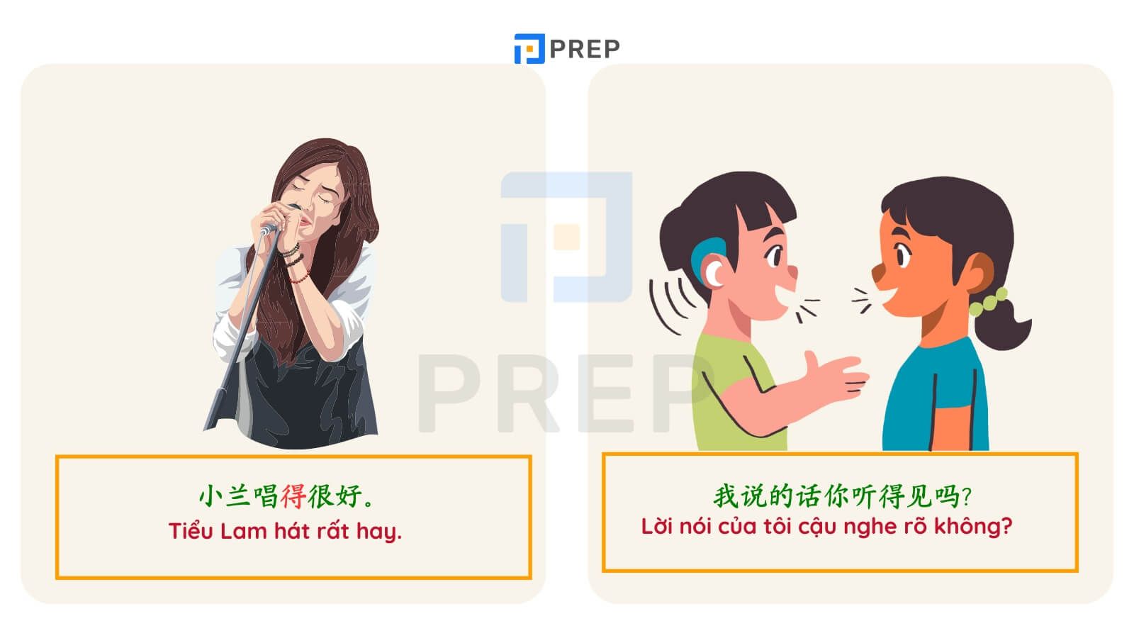 Ví dụ về thành phần câu trong tiếng Trung - Bổ ngữ