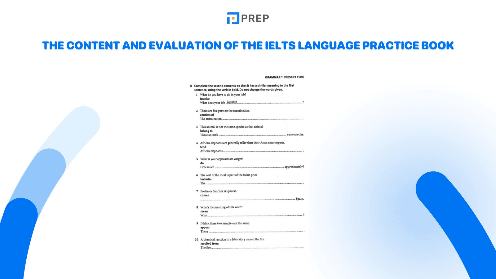 The Content and Evaluation of the IELTS Language Practice Book
