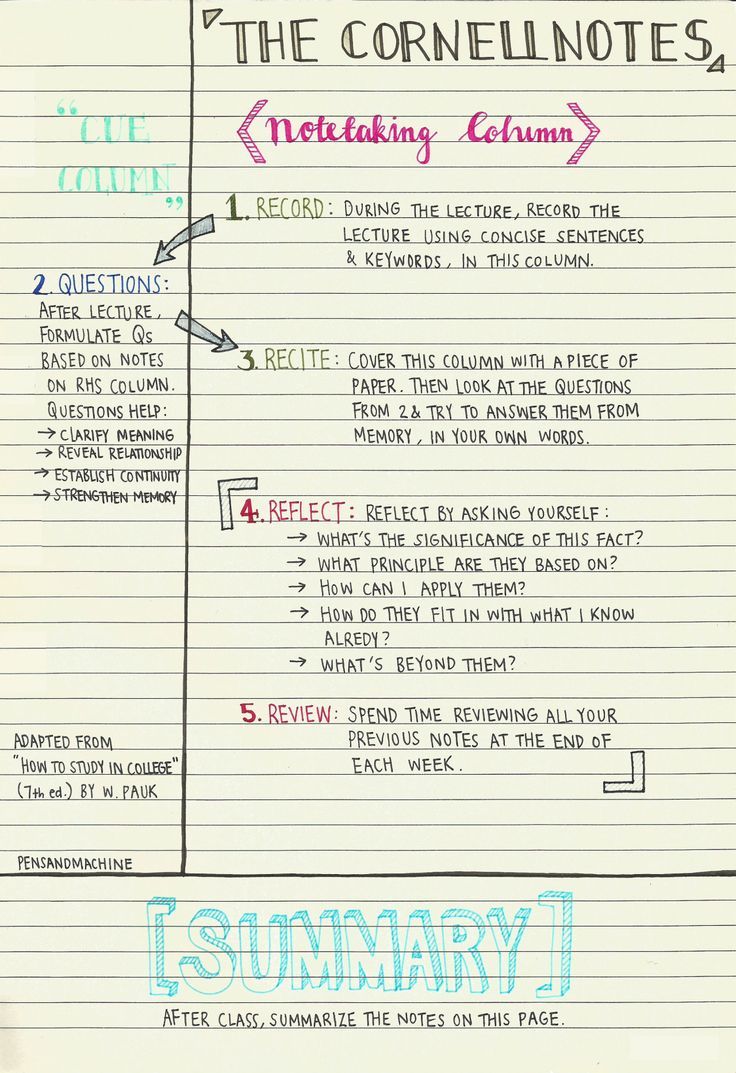 The Cornell Note