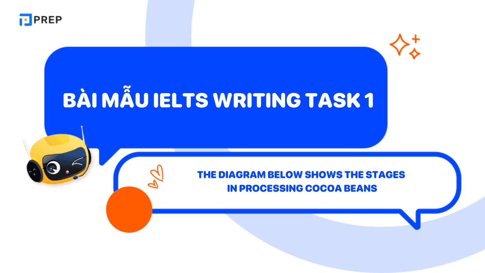 Bài mẫu IELTS Writing Task 1 The diagram below shows the stages in processing cocoa beans