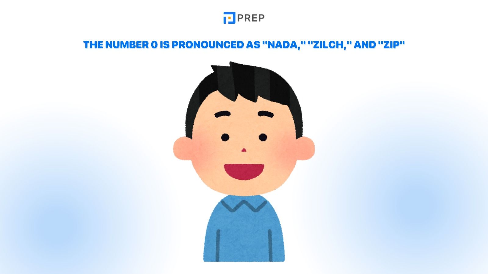 The number 0 is pronounced as "Nada," "Zilch," and "Zip" (slang)