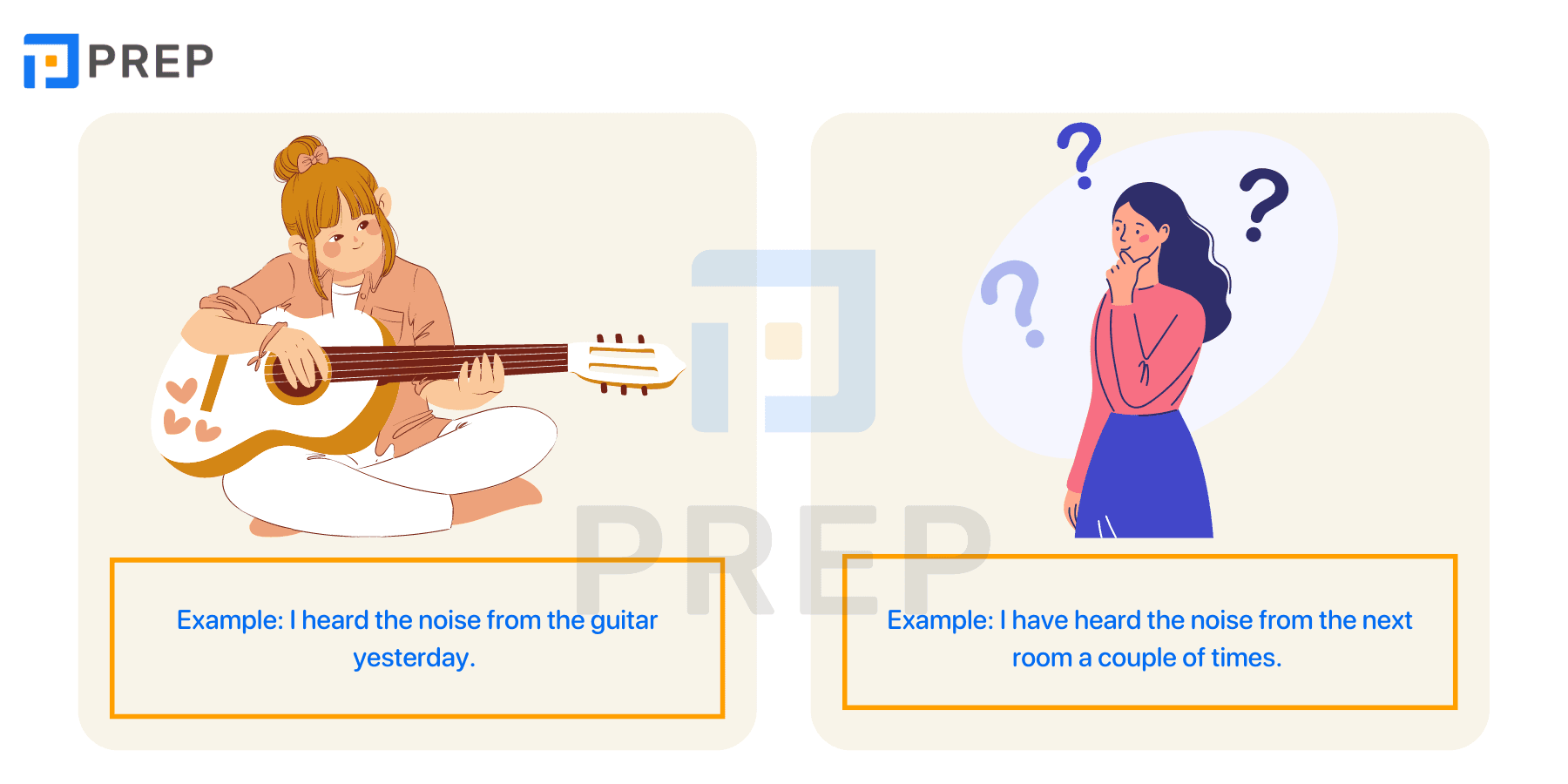 The past forms of Hear in English