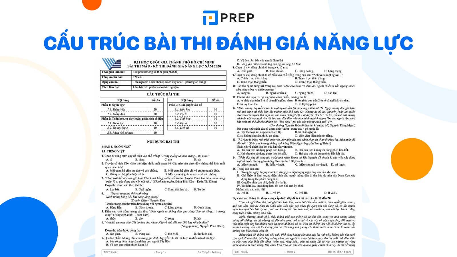 Thi đánh giá năng lực là gì?