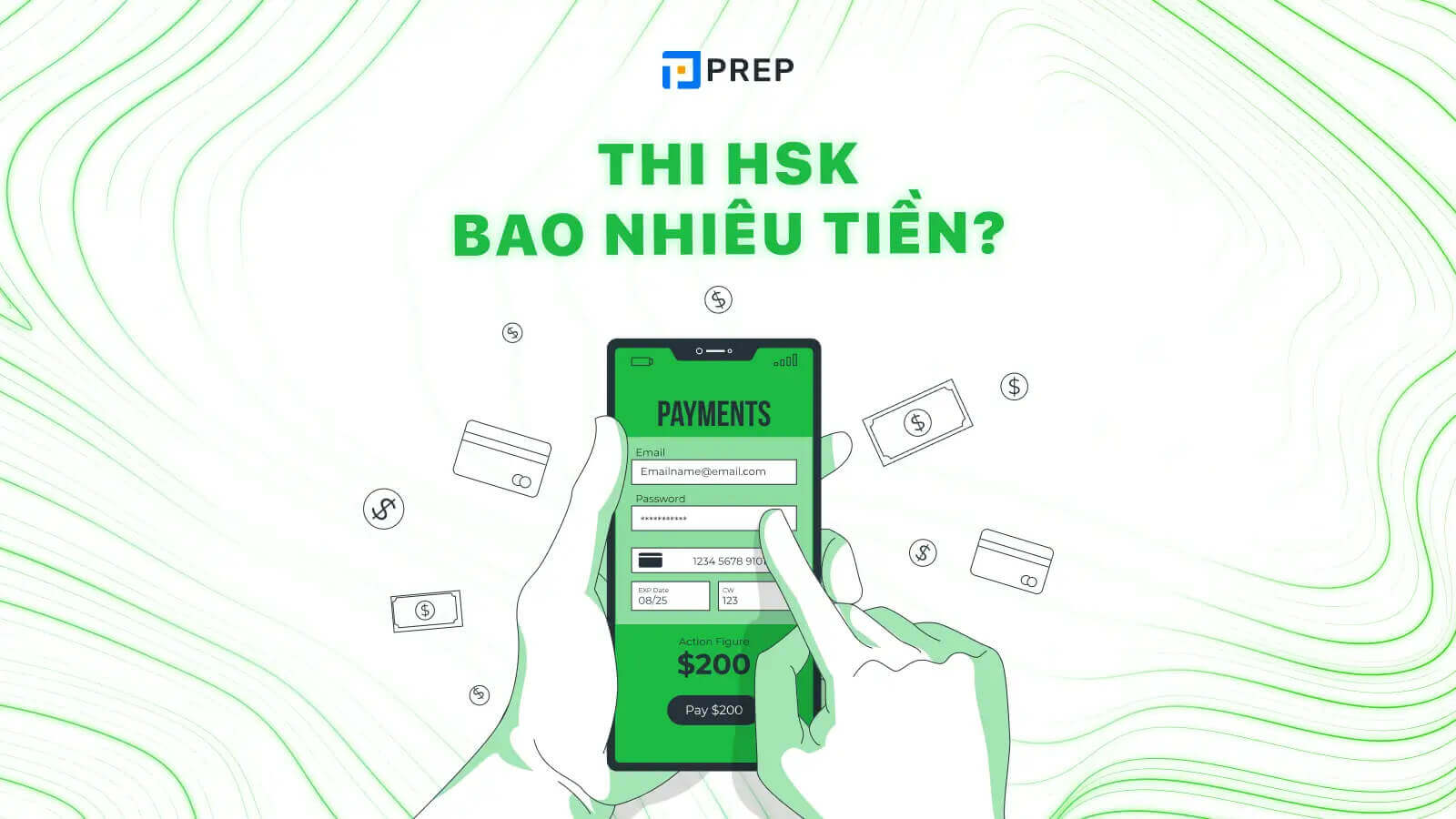 Thi hsk bao nhiêu tiền