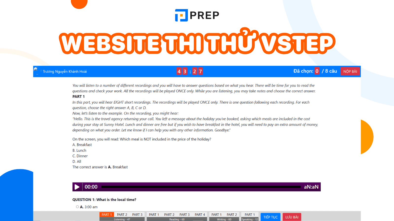 thi thử vstep