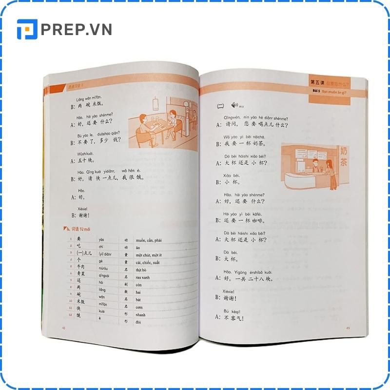 Các bài học trong giáo trình Msutong đều cung cấp đủ phiên âm