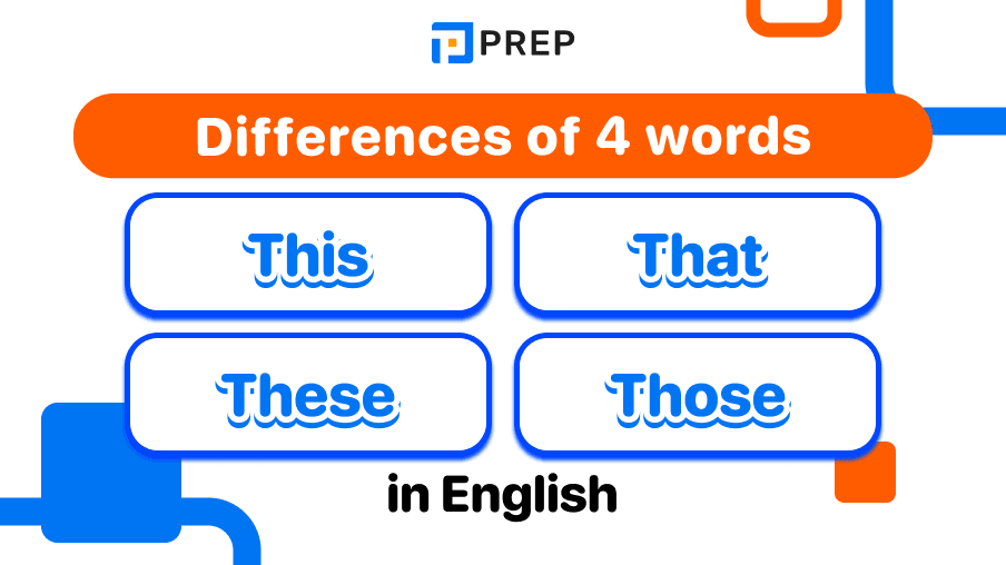 Differences of the four words This That These Those in English