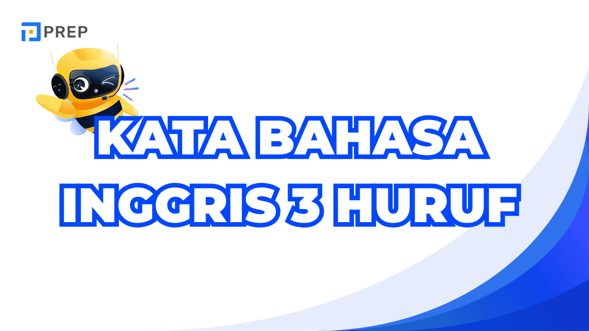Kata Bahasa Inggris 3 Huruf