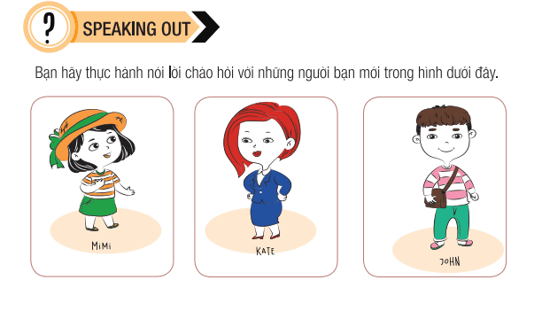 Thực hành giao tiếp theo các hình ảnh cho sẵn