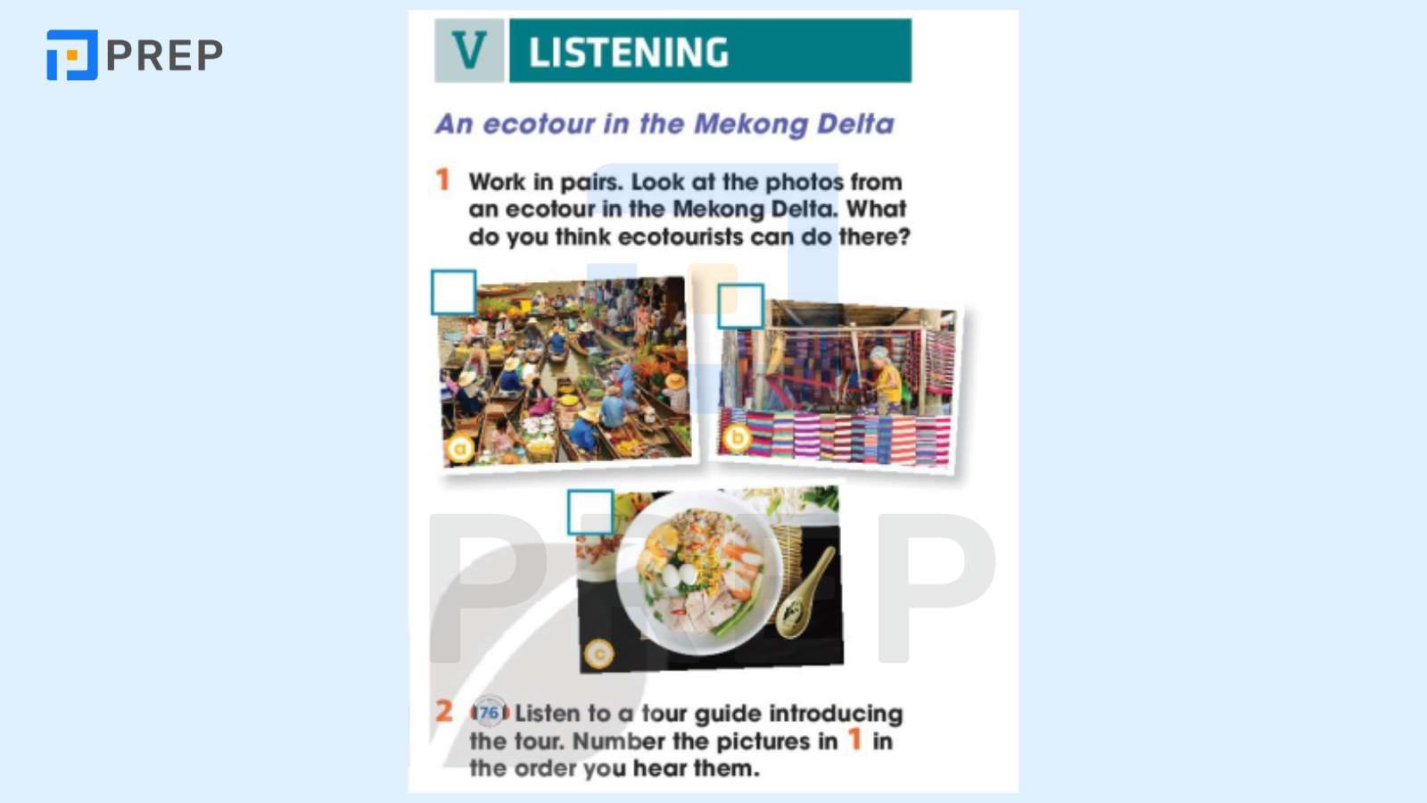 tiếng anh 10 unit 10 listening