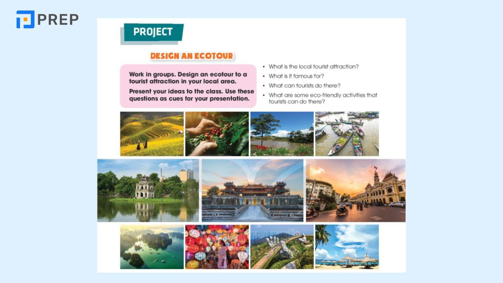 tiếng Anh 10 Unit 10 project