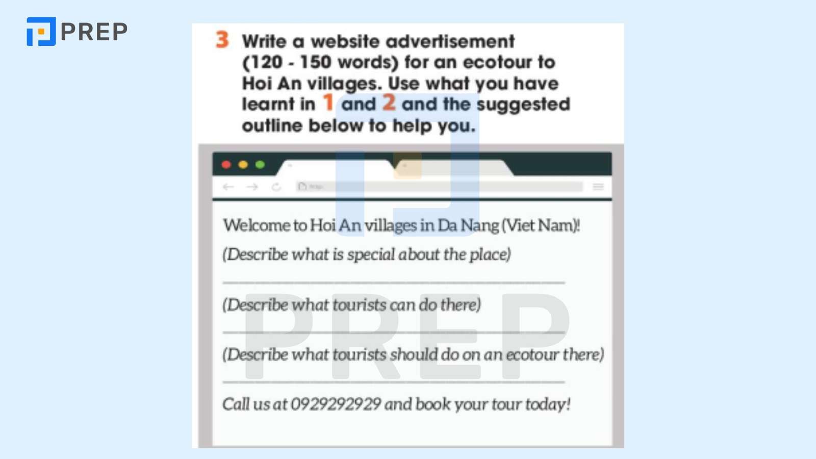 tiếng Anh 10 Unit 10 writing