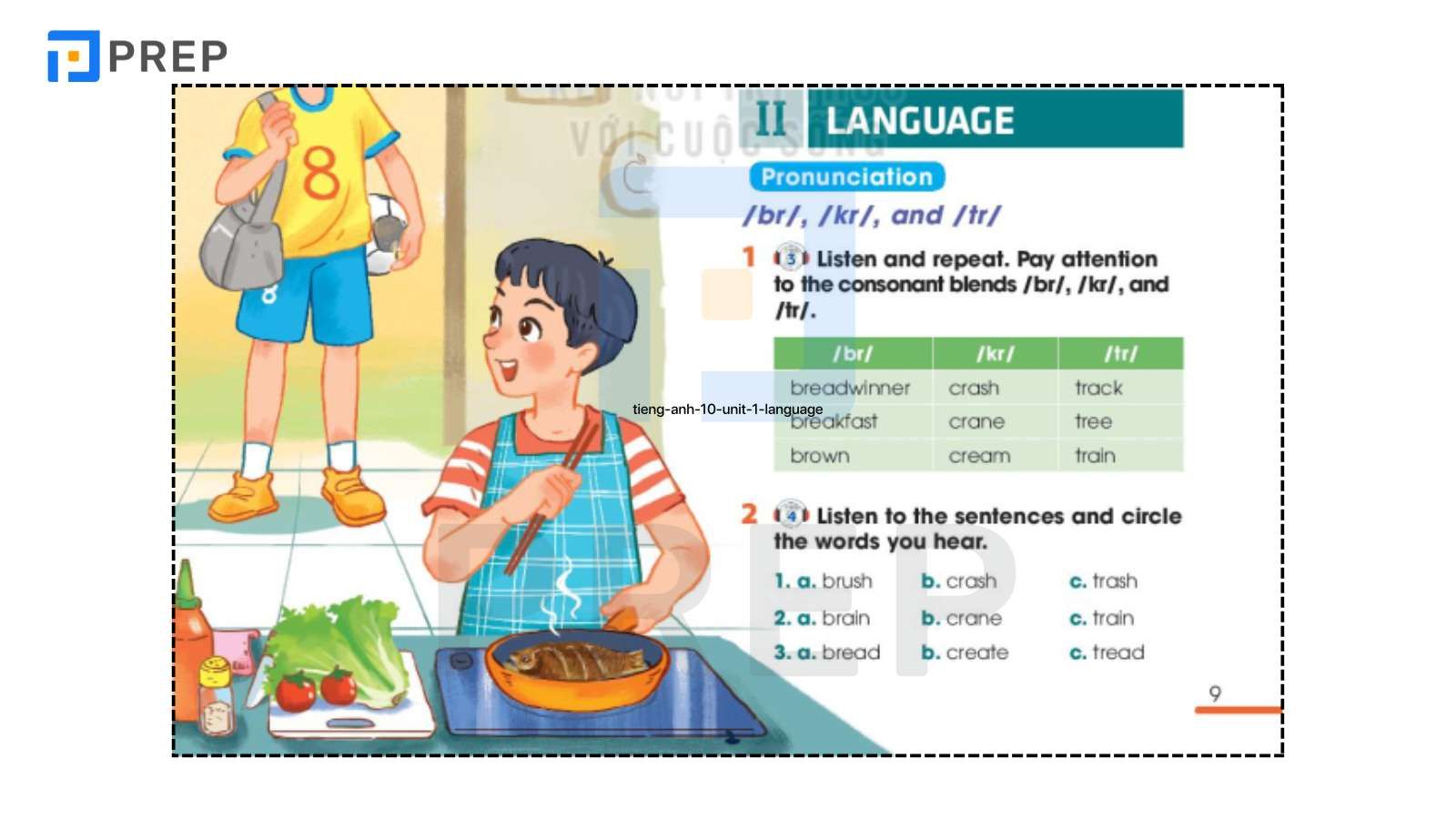 tiếng anh 10 unit 1 language