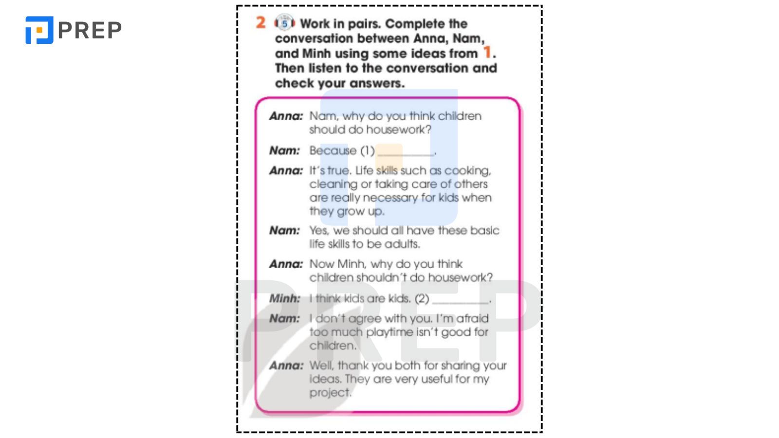 tiếng anh 10 unit 1 speaking