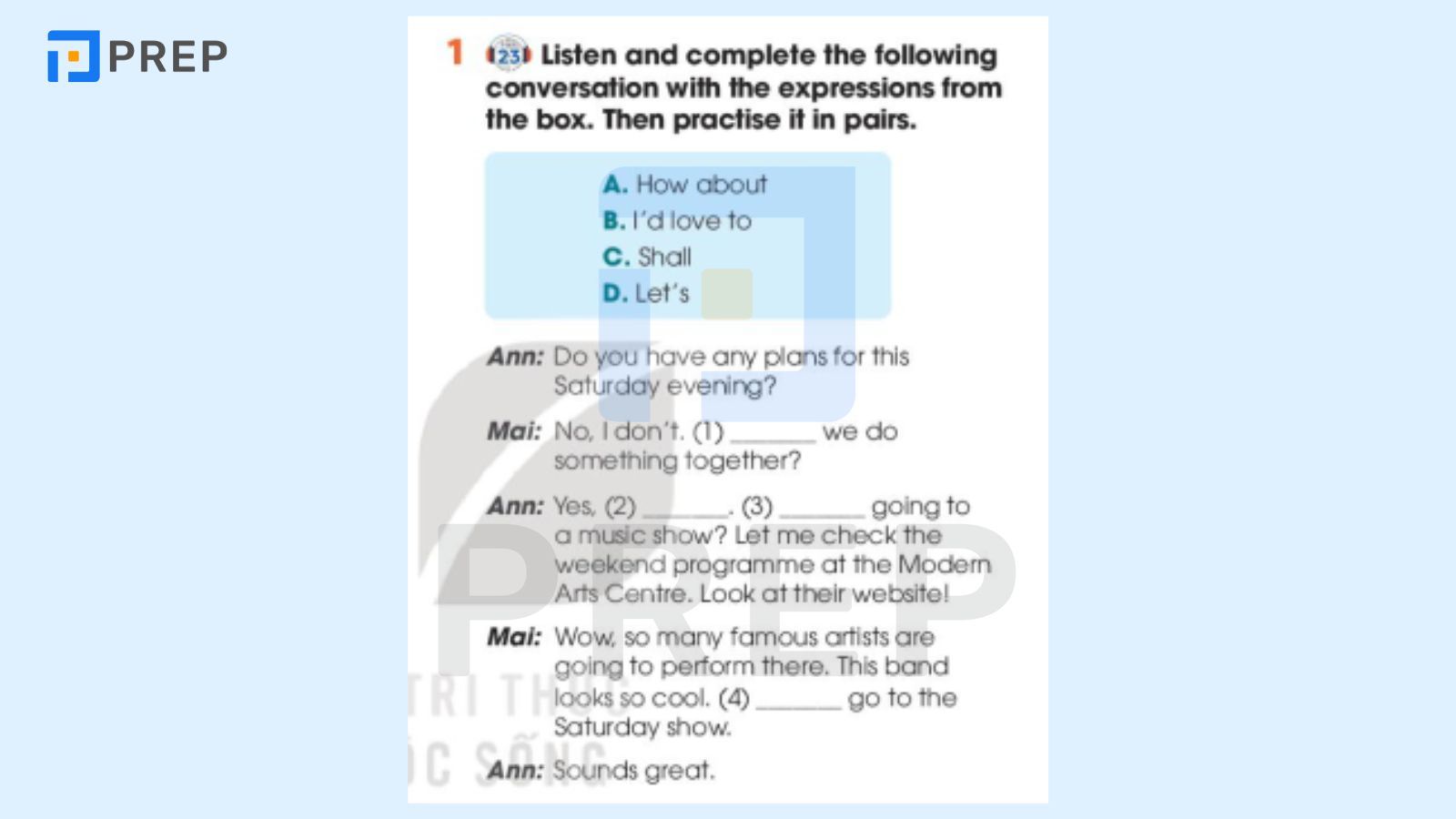 tiếng anh 10 unit 3 communication and culture