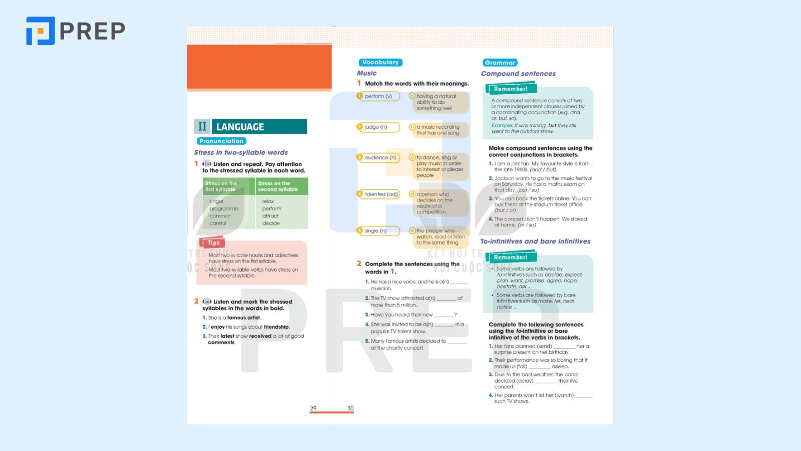 tiếng anh 10 unit 3 language