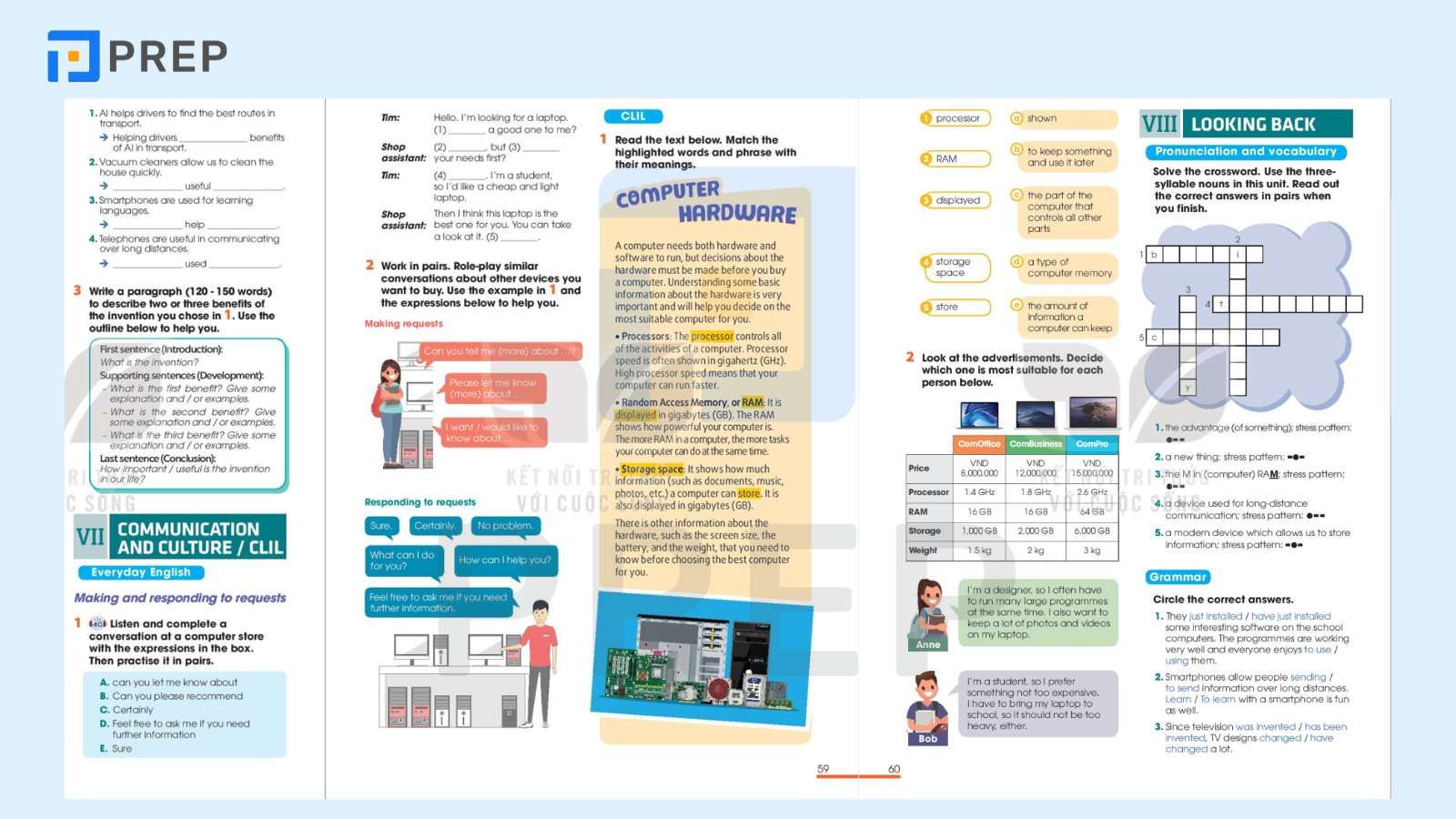 tiếng anh 10 unit 5 communication and culture