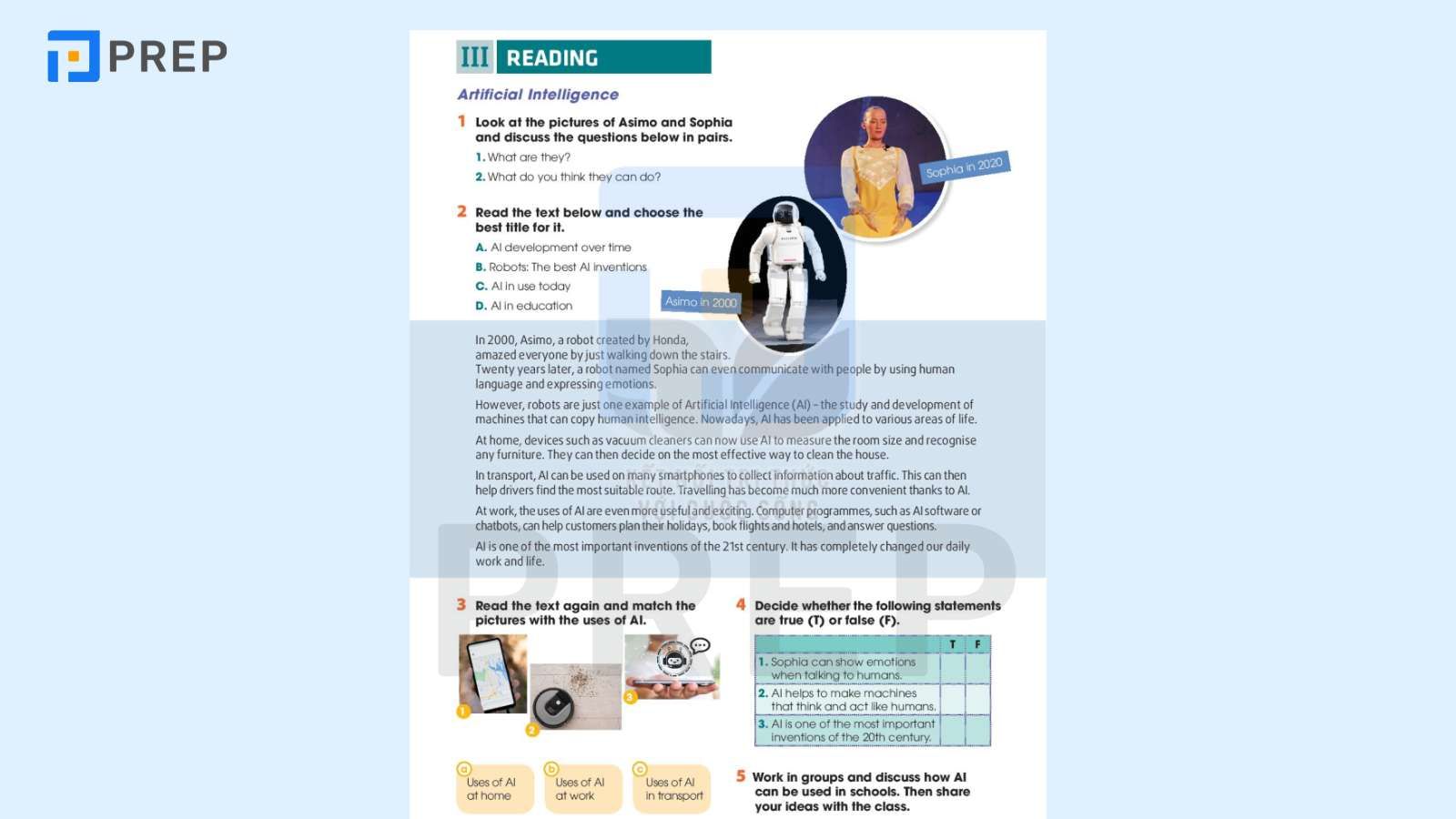 tiếng anh 10 unit 5 reading