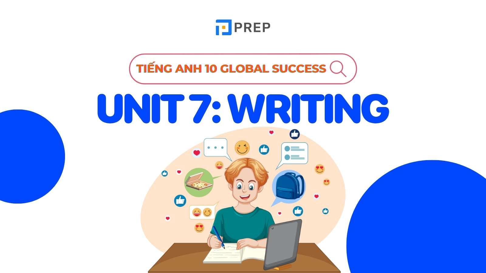 tiếng Anh 10 Unit 7 writing